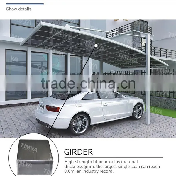 Top Quality Outdoor Strong and Sturdy Aluminum Canopy Carport photo-2