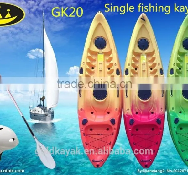 1 Person Fishing Kayak Plastic Kayak Popular Style Made in Big Factory photo-3