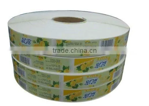 round stickers roll