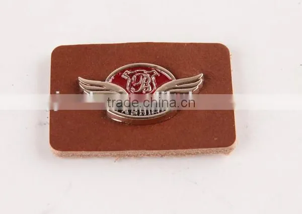 Custom Made Metal PU Leather Labels and Tags for Jeans photo-6