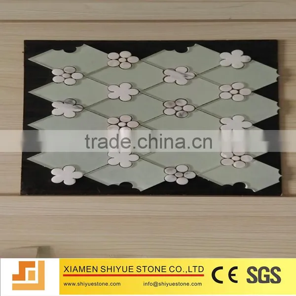 Black Marble Stone Mosaic Tiles for Flooring photo-2
