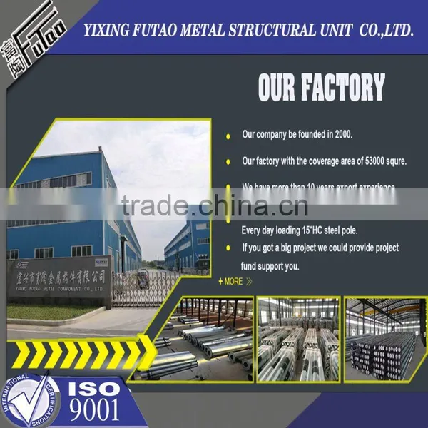 High Quality Galvanized 6m Lamp Pole photo-4