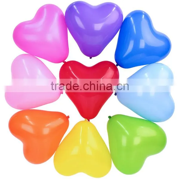 2016 China Manufacture Colorful Heart Latex Balloon of Party Supplies photo-5