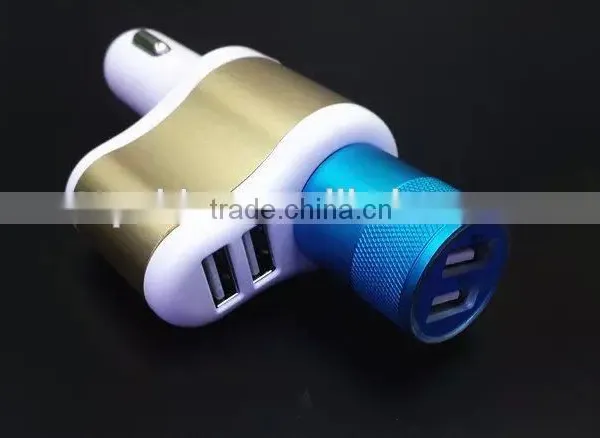 Mini Portable Double Usb Car Charger, Two Usb Car Charger for Mobile Phone photo-4
