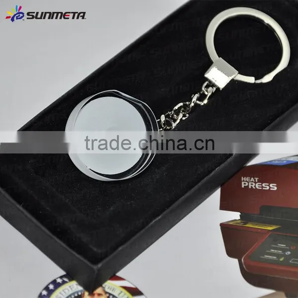 Factory Direct Sell Custom Pattern Logo Cheap Price Decorative Metal Key Chain With Crystal Pendant photo-3