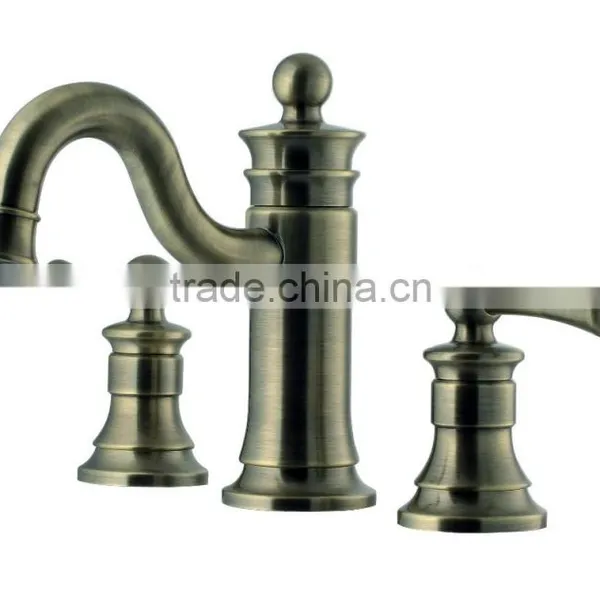 3-hole Brass Wash Basin Faucets photo-3