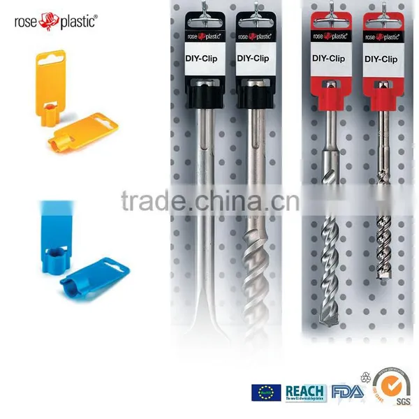 Stock Available PP Plastic Clips for Mansory Drills or Drilling Bits Packaging SDS Clip photo-5