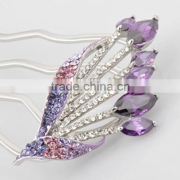 Cubic Zirconia Hair Combs