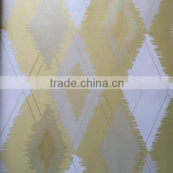 Hot Washable Deep Embossed Rhombus Vinyl Wallpaper for Home Decoration photo-3
