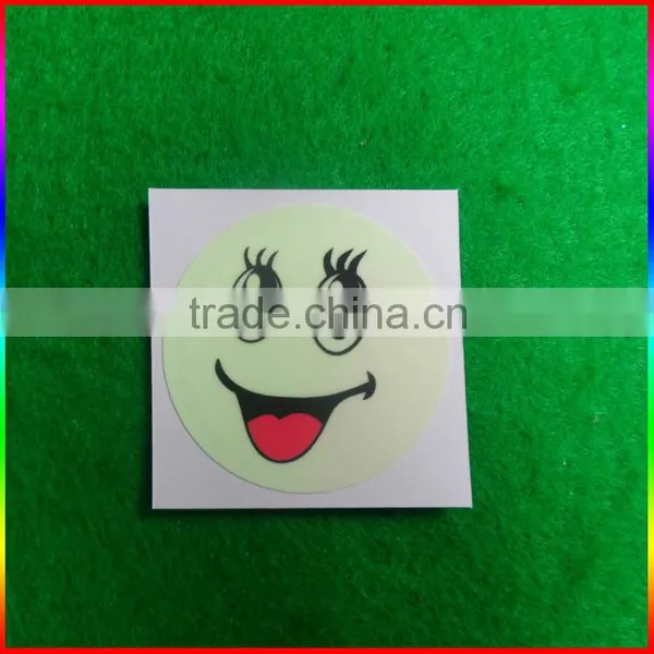 Glow in the Dark Smile Face Stickers photo-2