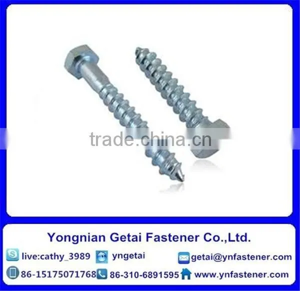 Self-Tapping Screws With Slotted Pan/round Head,DIN933/931,with Black /yellow Zinc Plated/blue White photo-6