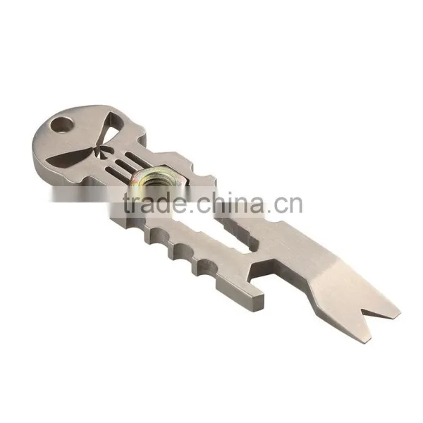 Multifunctional Titanium Wine Bottle Opener, Camping Tool