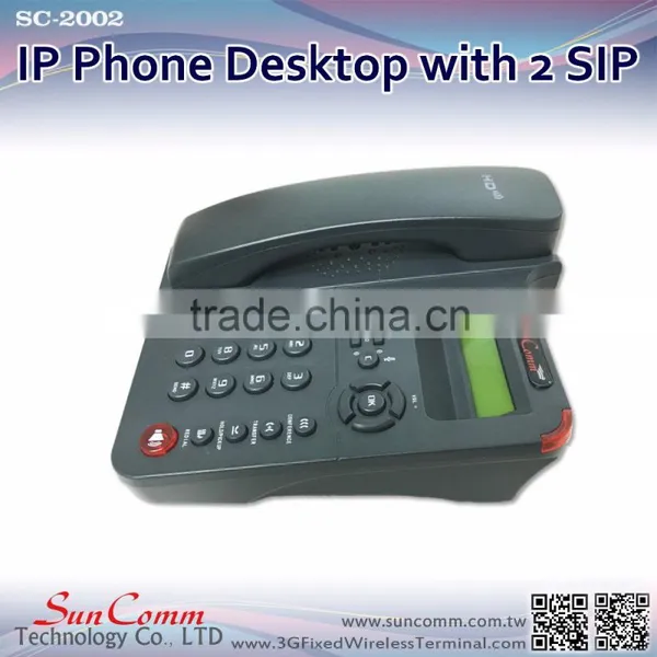 SunComm SC-2002 VoIP Phone Desktop With 2 SIP Accounts photo-2