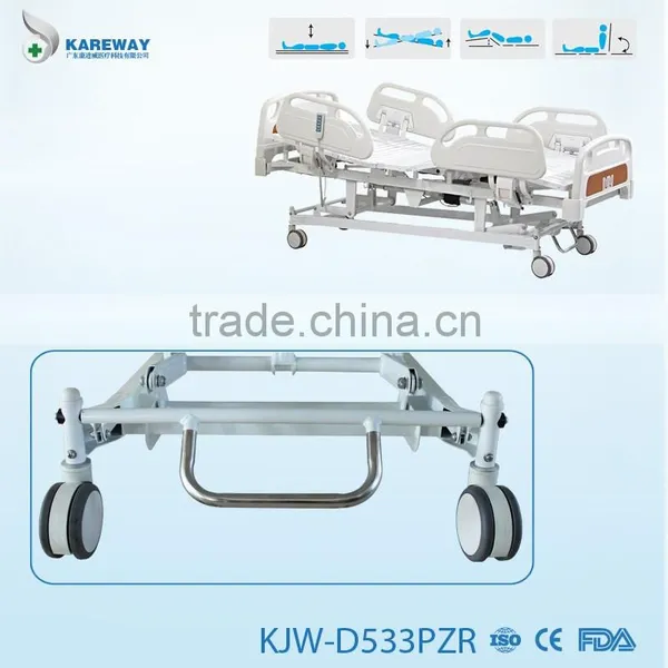 5 Functions ICU Electric Orthopaedics Hospital Bed With Rails photo-5