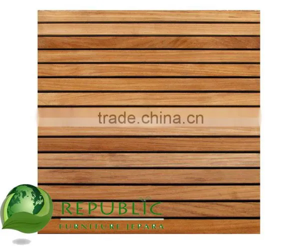 Teak Deck Tiles Standard - Modern Teak Outdoor Furniture