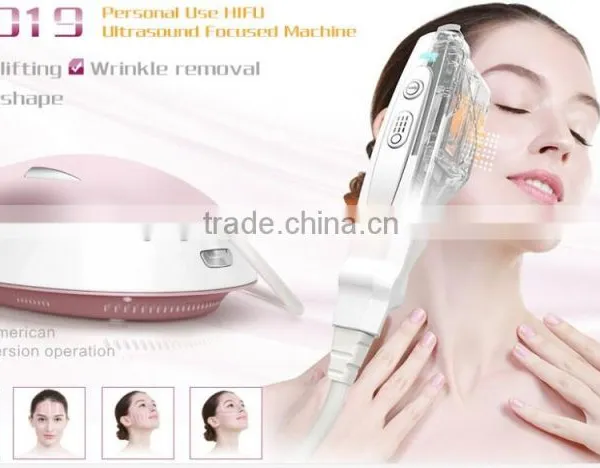 Eyes Wrinkle Removal Newest Portable With CE Hign Focus Ultrasound Hifu Machine / 0.1-2J Ultrasound Hifu For Wrinkle Removal / Hifu Face Lift For Sale photo-6