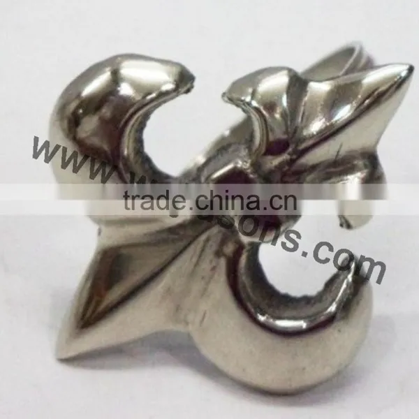 Nickel Plated Napkin Ring and Deer Shape Napkin Ring for Weddings Used photo-3