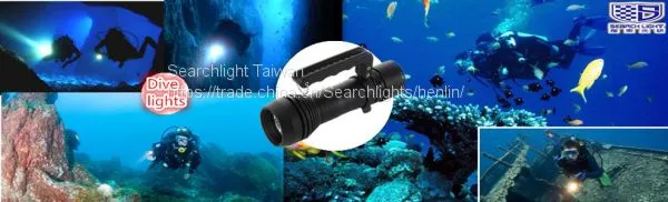 waterproof flashlight diving light
