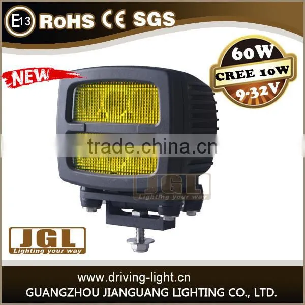 9-80v 60w Led Work Light off Road Led Car Headlight for Heavy Duty Truck Tractor 4x4 Accessories Car Led With IP67 CE ROHS