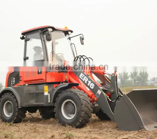 Everun CE New Wheel Loader ER16 With Electric Joystick/Quick Hitch for Sale photo-6