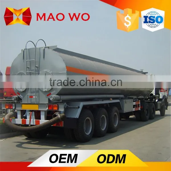 3 Axles 50000liters Oil Tanker Semi Trailer/chemical Liquid Tank Trailer for Sale photo-2