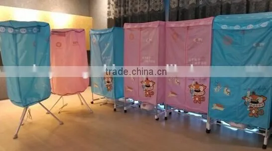Electric Clothes Dryer With PVC Cover/2 in 1 Plastic Wardrobe photo-6