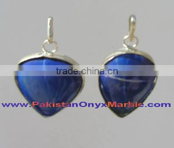 STERLING SILVER PENDANTS LAPIS LAZULI JEWELRY photo-4