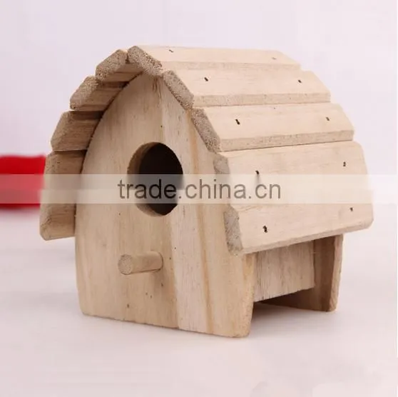 Simple Wooden Craft Bird Cage House photo-5