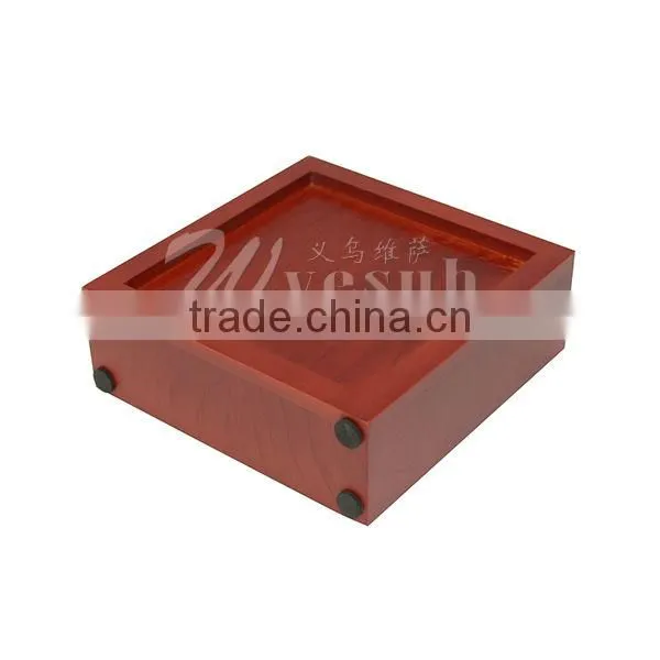 Sublimation Wooden Pen Holder With Tile Insert photo-3