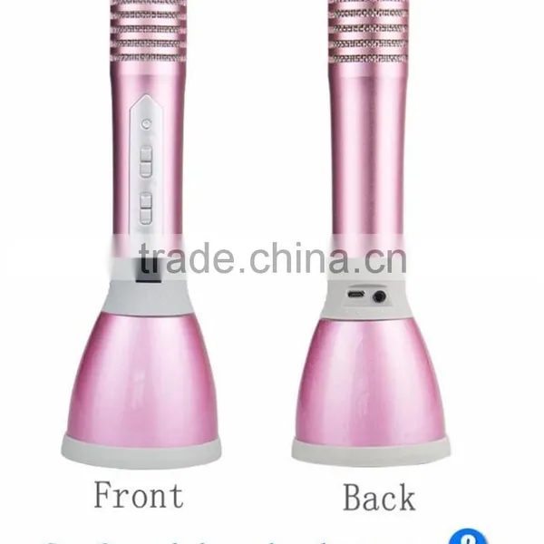 Wholesale Portable Karaoke Microphone for Smartphones Bluetooth Speaker Portable Wireless Karaoke Microphone photo-3