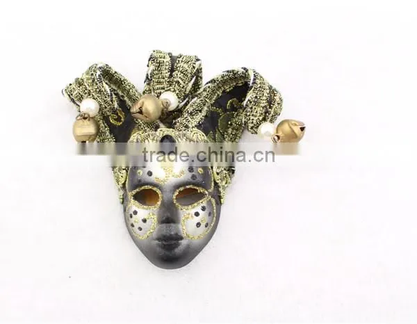 3D Golden Mask FRIDGE MAGNET Venetian Mask Magnet photo-3