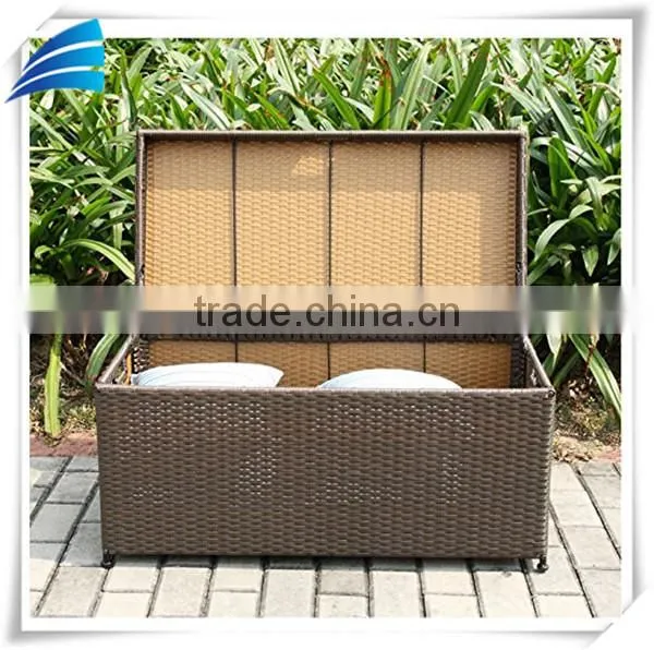 Wicker Patio Storage Deck Storage Box photo-3