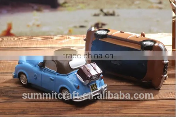 Resin Car Shaped Money Box Old Model Car photo-5