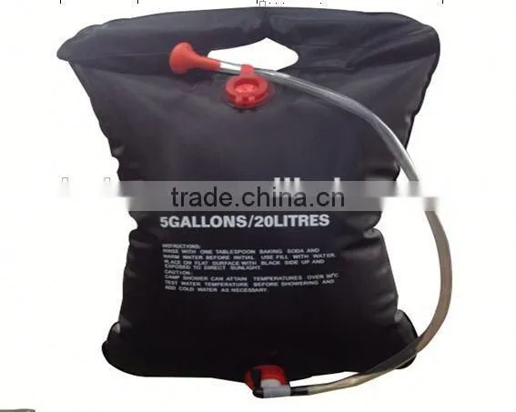 Portable 30L Hiking Outdoor Camping Shower Bag Solar Powered Solar Self Heated Bathing Bag
