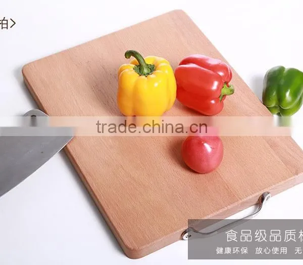 Cheap Price Top Grade Beech Chopping Board With Handle photo-3