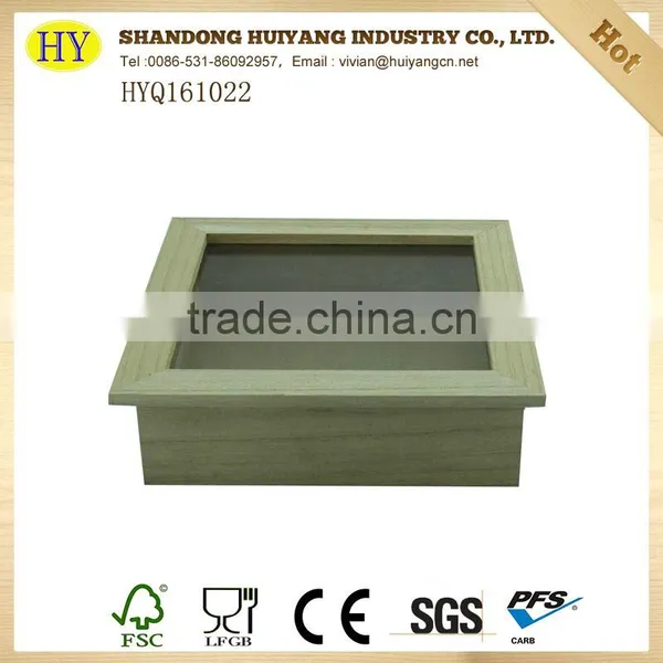 FSC Unfinsihed Wooden Shadow Box Frames Wholesale photo-5
