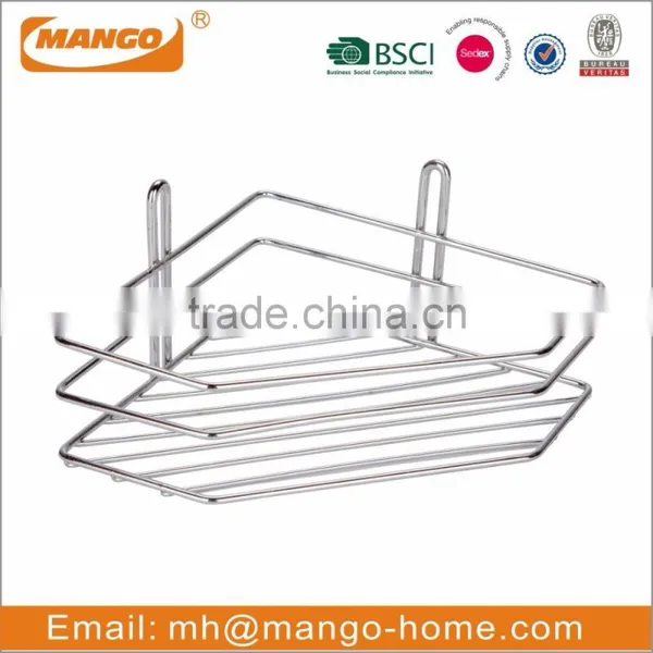 Wall Mounted 4- Tier Metal Wire Bathroom Shower Caddy photo-2