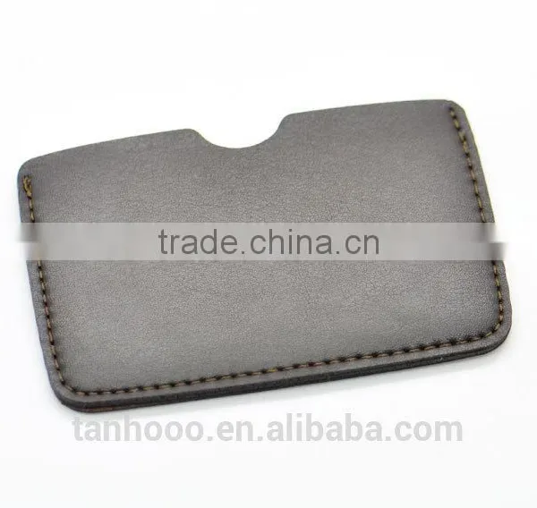 Custom Personalized Factory Direct Wholesale Genuine Leather Card Holder Simple Design photo-3