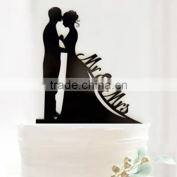 Acrylic Wedding Cake Topper Funny Wedding Cake Topper photo-4