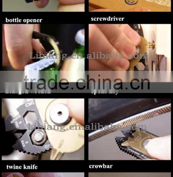 Creative Outdoor Present 20 in 1 Portable Key Knife Pocket Tool photo-5