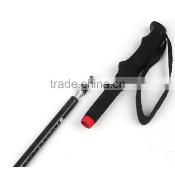 Removable Long EVA Handle Folding 4 Section Trekking Pole photo-2