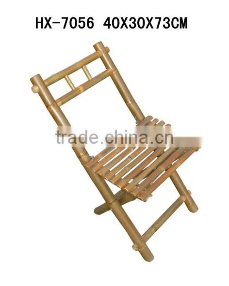 Custom Bamboo Outdoor Furniture Garden Folding Chair photo-2