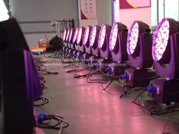 Gaga Lighting 36PCS 10W LED Moving Head Wash Light photo-5