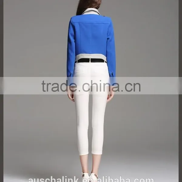 Italy Style Girls Long Sleeve Single Breasted Short Jacket Competitive Price photo-4