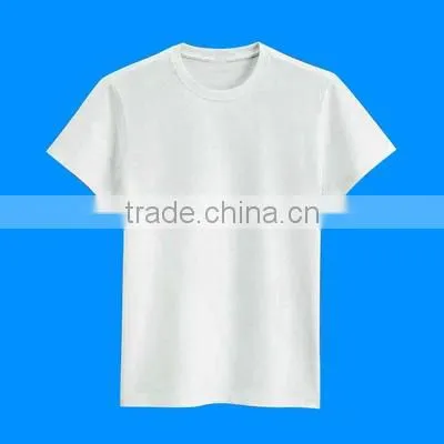 2016 New Casual Fashionable Blank Round- Collar Men's Short Sleeve T-shirt photo-2