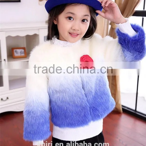 New Children Faux Fur Coat Autumn Winter Full Sleeve Coat Girl's Warm Coats Baby Short Patchwork Outerwear Thick Girl Clothing photo-6