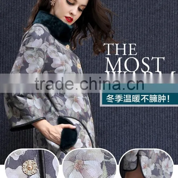 New Arrival Sleeve Length Vest Slim Embroidery Berber Fleece Fur One Piece Women Sheep Shearing Outerwear Cashmere Overcoat photo-2