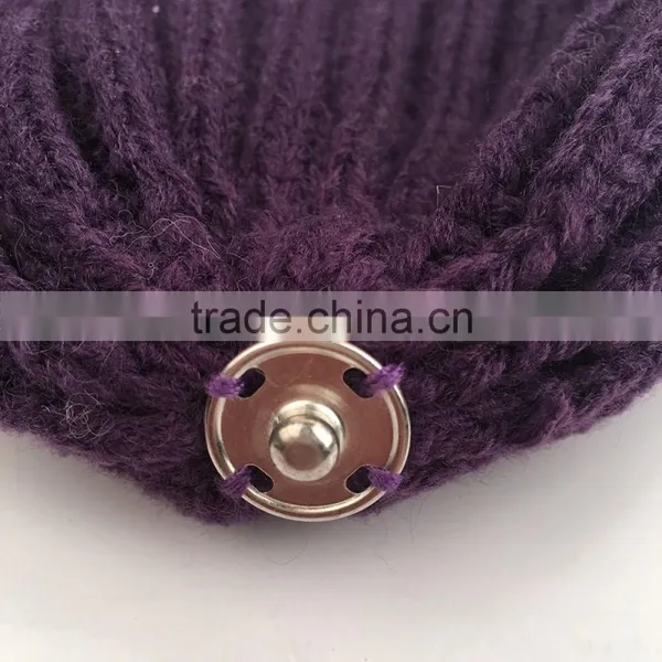 Myfur Winter High Quality Warm Wholesale Knitted Hats for Woman photo-5