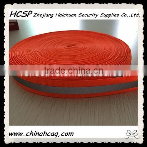 Fluorescent Orange Reflective Webbing Tape photo-2