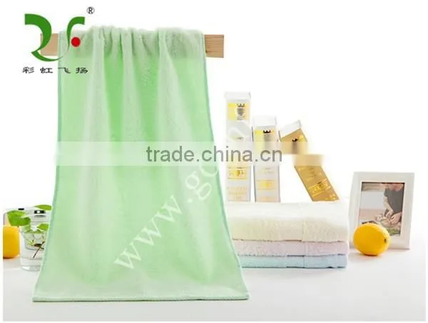 Good Quality 16S Sprial Bamboo Plain Dyed Jacquard Hand Towel photo-3